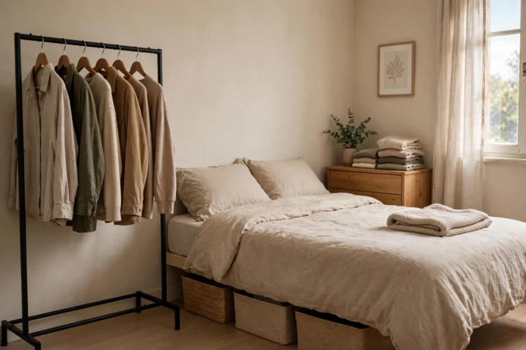 16 Clothing Storage Ideas for Bedrooms With No Closet