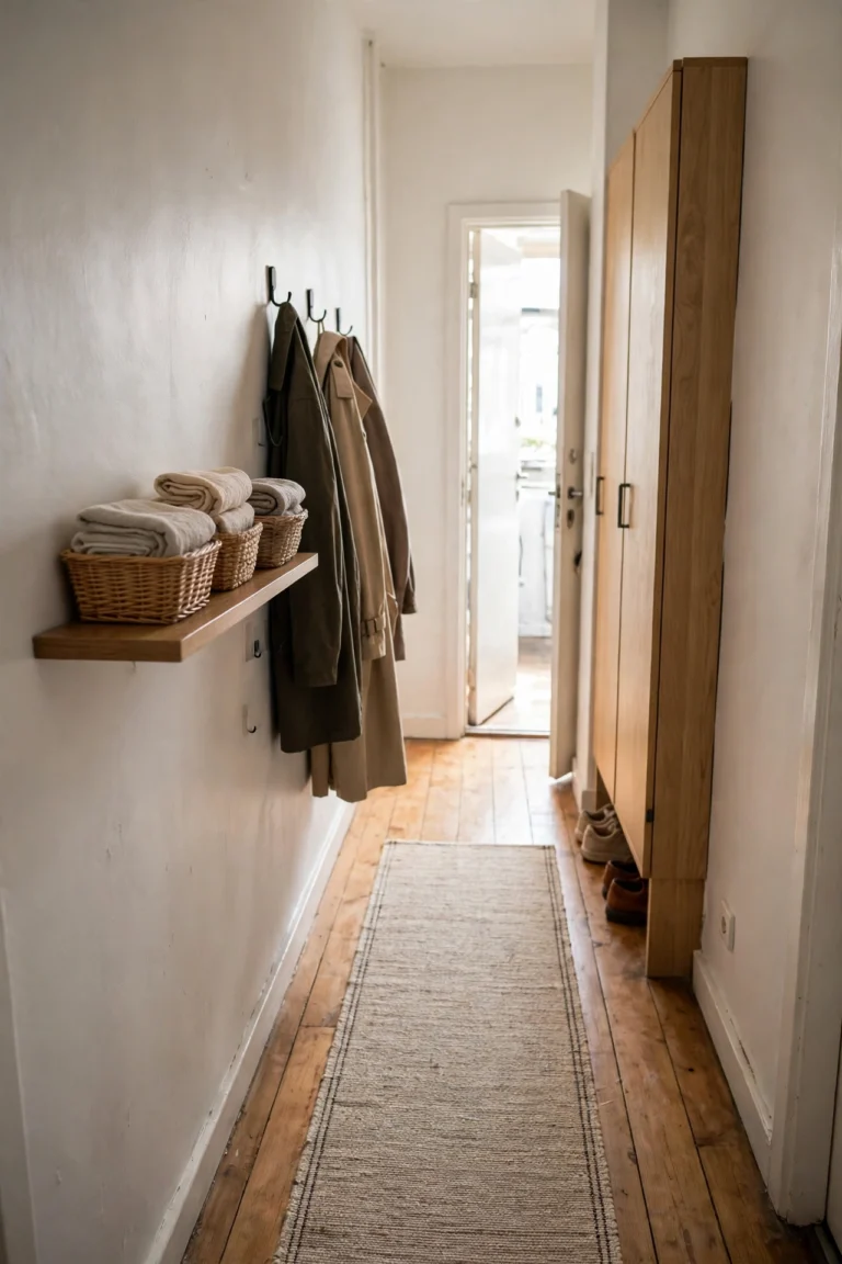 Narrow Hallway Storage Ideas That Don’t Block the Path