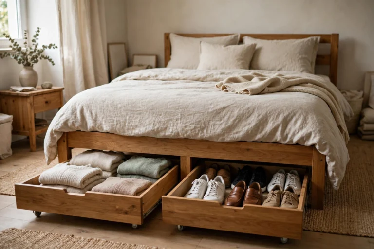 Under-Bed Shoe and Clothing Storage Ideas